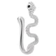 thumbnail image 1 of Clip nasal de metal en forma de U sin perforaciones, clavo falso en forma de serpiente, anillo nasal, joyería para perforaciones humanas para hombres y mujeres, 1 of 6