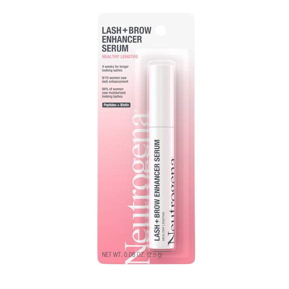 Neutrogena Lash Brow Enhancer Serum with Biotin & Peptides, 0.08 oz