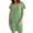 Green, variant on Kukoosong Women's Square Neck Short Sleeve Bodycon Dress with Pocket, Casual Cocktail Party Dress for Daily Wear
