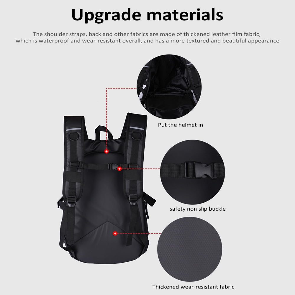 Applicable to Men's Bicycle Helmet Backpack, Large Capacity