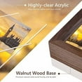 thumbnail image 2 of 4x6 Picture Frames 2 Pack - Rustic Vintage Wooden Picture Frames 4x6 L-shape Wood Double Side Acrylic Photo Frame Vertical & Horizontal Display for Table Top or Desktop$$Home Decor, Kitchen, & Other, 2 of 7