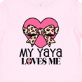 thumbnail image 4 of Inktastic Yaya Loves Me Girls Valentine Grandchild Girls Baby T-Shirt, 4 of 5