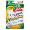 Crayola Washable Dry Erasable Crayons, Assorted Colors, Child, 8 Pieces