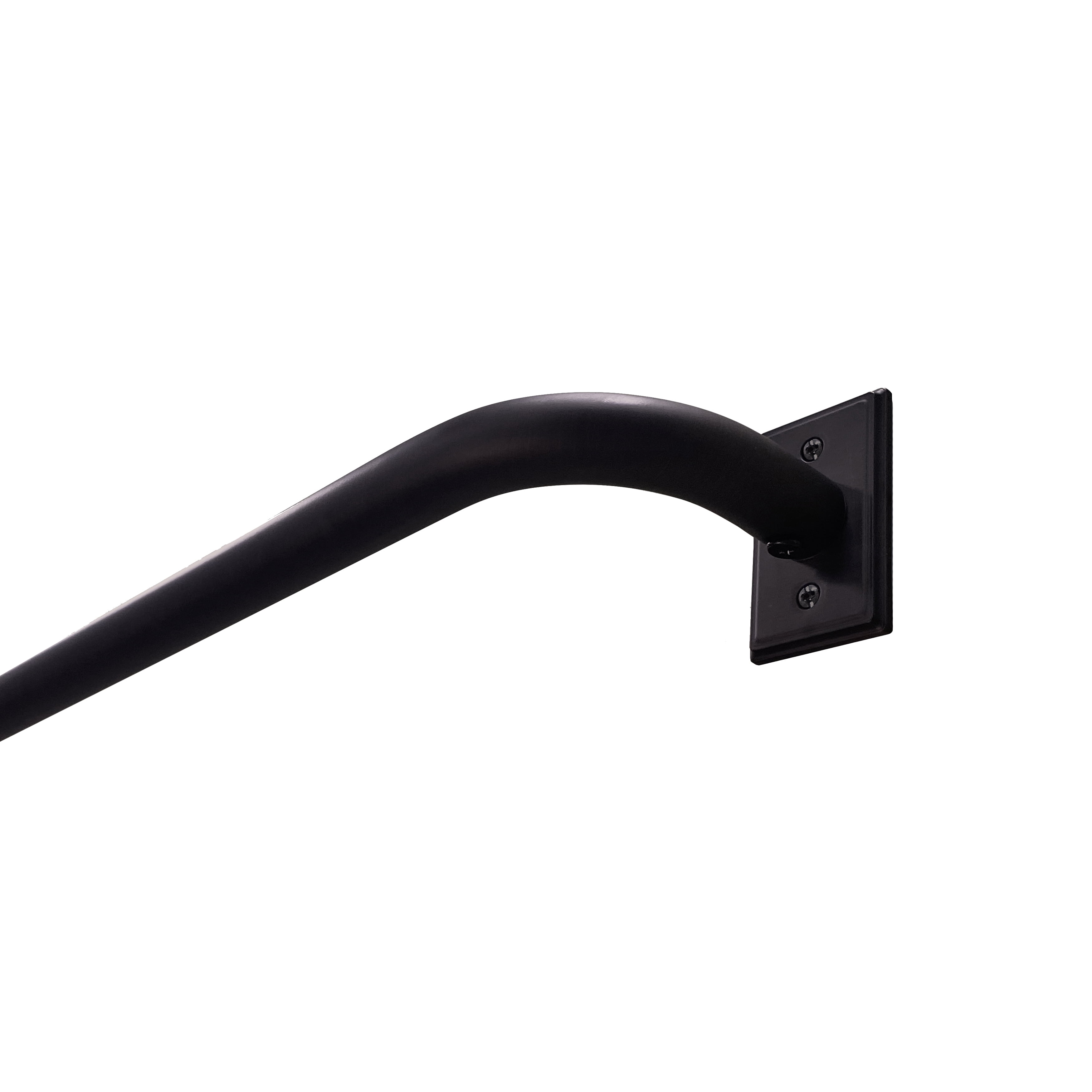 Better Homes & Gardens 1" Oil Rubbed Bronze Metal French Wrap Curtain Rod 120-180 Inch