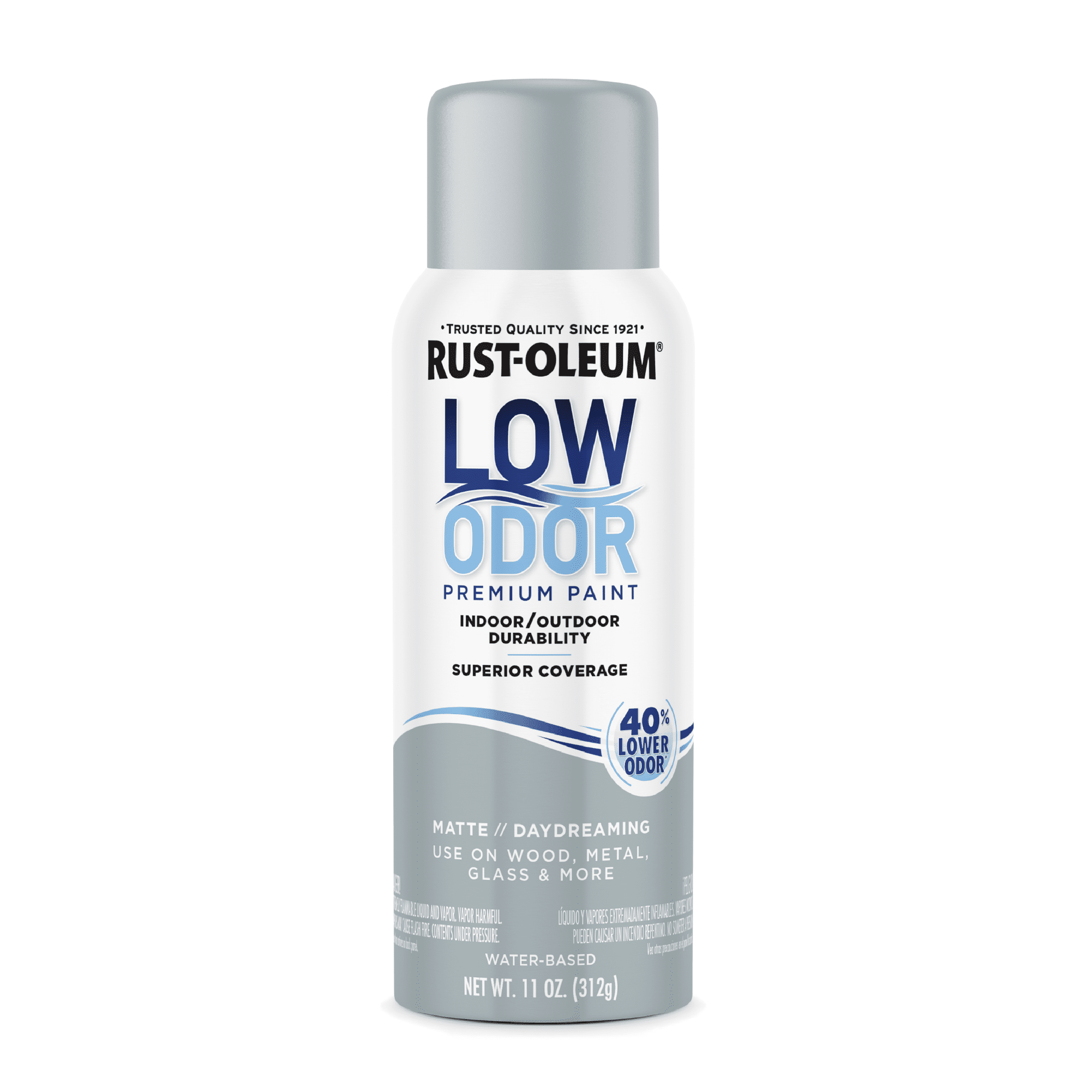 (6 pack) Daydreaming, Rust-Oleum Low Odor Premium Matte Spray Paint-388284, 11 oz
