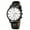 Black, variant on Guodhu Fashion Men's Smooth Leather Strap Military Analog Quartz Wrist Watch Business Watches for Men Easy Read Dial Gifts