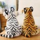 thumbnail image 5 of 2023 Juguetes de peluche de leopardo y tigre amarillo de aspecto realista, muñecos de guepardo de imitación para niños, regalo de cumpleaños, decoración de habitación, 5 of 5