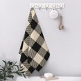 thumbnail image 6 of ZNDUO Retro Geometric Plaid Pattern Bath Towel, Microfiber Shower Towels, 27.5×16 in, 6 of 7