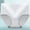 White, variant on Dorinao Women's Cotton Underwear High Waist Stretch Briefs Soft Underpants Breathable Ladies, White, L