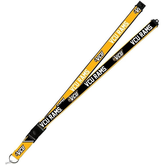 Virginia Commonwealth Rams VCU Lanyard Keychain 2-sided Breakaway Clip University