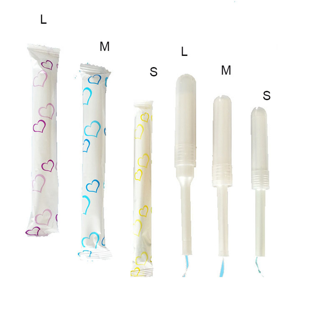 Tampons Natural Cotton Compact BPAFree Applicator Female Tampons
