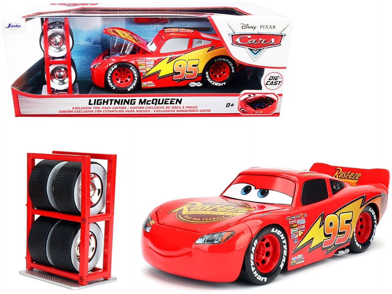 Disney Pixar Cars Lightning McQueen Mack Hauler 1 55 Scale Gift for Kids 3 Walmart