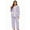Lavender+White, variant on U2SKIIN Women's Plush Fleece Pajama Set,Soft Cozy Pajama for Women Warm Sleepwear Lounge PJS(Lavender+White, M)