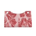thumbnail image 2 of Cauagu Red Meat for Large Tissue Box Cover Rectangular–Plus Size Rectangle Tissue Box Holder Long Tissue Holder for Bathroom/Car/Office Decor 7.9X4.9X4.9'', 2 of 7