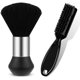 thumbnail image 1 of wonima44 Barber Soft Neck Duster Brush Set - Professional Dusting Hairbrush for Brushing off Hair Around Neckline and Ears with Trimmer Cleaning Brush, 1 of 1