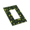 thumbnail image 3 of Kll Green Branch Olive Wall Plate,Gloss Finish,Standard Size 1 - 5" X 3", Polycarbonate Thermoplastic,Electric Receptacle Plug Covers, 3 of 8