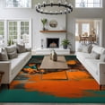 African Woman with Beauty Turban 6'x9' Rug for Dining Room Table and ...