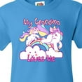 thumbnail image 4 of Inktastic My Grandma Loves Me Unicorn Youth T-Shirt, 4 of 5