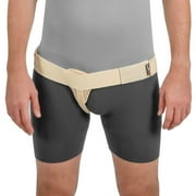 Movibrace Inguinal Groin Hernia Brace Unisex Beige | Left, Right or Double | (Right, Small)