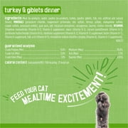 Purina Friskies Wet Cat Food Pate Variety Pack Salmon Dinner, Turkey and Giblets Dinner and Mixed Grill, 5.5 oz.