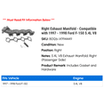 thumbnail image 2 of Right Exhaust Manifold - Compatible with 1997 - 1998 Ford F-150 5.4L V8, 2 of 3
