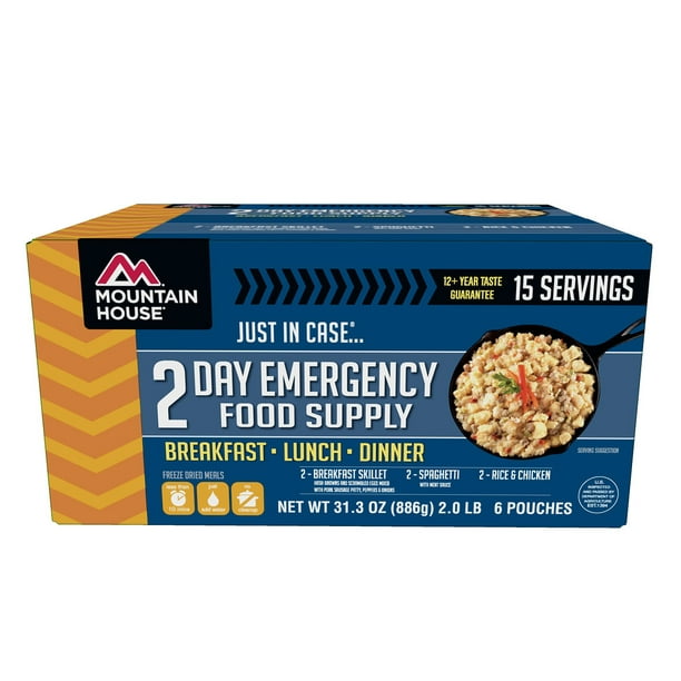 Mountain House 2-Day Emergency Food Supply Kit - Walmart.com - Walmart.com