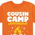 thumbnail image 3 of Instant Message - Camping - Cousin Camp Adventures - Toddler & Youth Short Sleeve Graphic T-Shirt, 3 of 6
