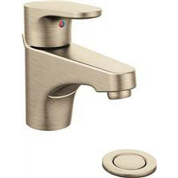 Edgestone Centerset Bathroom Faucet With 50/50 Waste Assembly, 1.5 Gpm, Lever Handle, Brushed Nickel - 2478715.