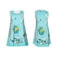 thumbnail image 7 of Disketp Travelling on Airplane for Women's Sleeveless Dress Womens Summer Dresses Beach Casual Loose Dress, 7 of 7