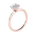 thumbnail image 2 of Mauli Jewels 0.50 Carat Round Diamond ( I-J/ I1-I2 ) Prong Set Solitaire Ring In 10K Solid Rose Gold, Ring Size 8.5, 2 of 6