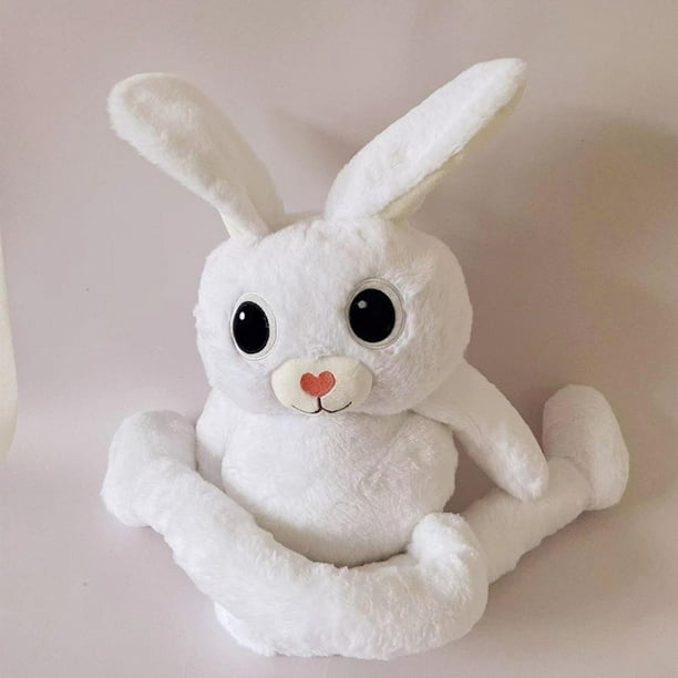 preciosos juguetes de peluche , juguete con relleno de , durmiente, muñeco de amigo durmiente, muñecos de de peluche blanco Hugo Juguetes de peluche de conejo