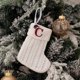 thumbnail image 1 of Medias de Navidad Bolsa de regalo Suministros de decoración de árboles Calcetines de Navidad blancos tejidos con 26 letras AZ Calcetines de regalo de Navidad para niños HS1511, 1 of 4