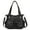 Black-n, variant on Hobo Bag for Women Multi Pockets Handbags Large Capacity Leather Purse for Daily Life and Work,Pink