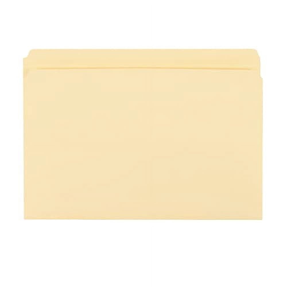 Office Depot Straight Cut Manila File Folders, 3/4in. Expansion, Letter Size, 30% Recycled, Pack Of 100, 97181