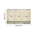 thumbnail image 3 of Welcome Doormat with Rabbit Chick Cow Designs Non Slip Silicone Back Doormat for Front Door Entryway Kitchen Bathroom Porch Indoor Outdoor Decorative Rug Water Absorbent Doormat for Home Decor, 3 of 7