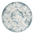 thumbnail image 3 of Unique Loom Sofia Collection Area Rug - Salle Garnier (10' Round Blue/Ivory), 3 of 7