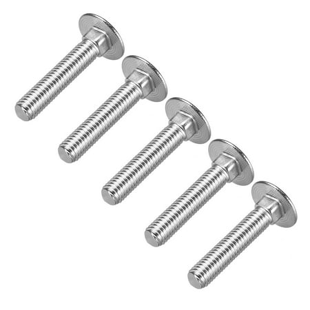 

Carriage Bolts Neck Carriage Bolt Round Head Square Neck 304 Stainless Steel M8x45mm 5 pcs