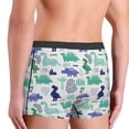 thumbnail image 6 of Cauagu Dinosaur Print Boxer Briefs for Men,Comfortable Breathable Men's Underwear Moisture Wicking Underpants -Large, 6 of 8