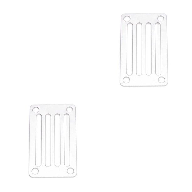 Yuarrent Cinturón de peso Slid Keeper Fijador de lámpara profesional Retenedor de arnés de correas de acero inoxidable Accesorios de 2piezas
