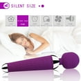 thumbnail image 6 of TLUDA Rechargeable Personal Massager Vibrating Wand Massager for Women, Purple, 6 of 9