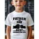 thumbnail image 1 of Camiseta gráfica "Padre e hijo son amigos para toda la vida" - Algodón rojo, manga corta, ligera y cómoda, para verano | Diseño de fuente divertido | Ajuste cómodo, 1 of 6