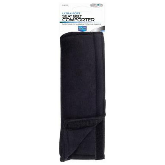 BLACK ULTRA-SOFT SEAT BELT PAD