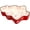 Red, variant on Christmas Ceramic Pie Pan 9 Inch Christmas Tree Baking Dish 27 OZ Deep Quiche Plate Fluted Pie Dish Baking Pan for Kitchen Cooking Roasting Lasagna (Red)