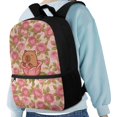 thumbnail image 4 of Uourmeti Capybara Rose Design Adjustable Padded Straps Backpack, 17 Inch Large Capacity Student Bookbag Personalized School Backpack for Students, 4 of 6