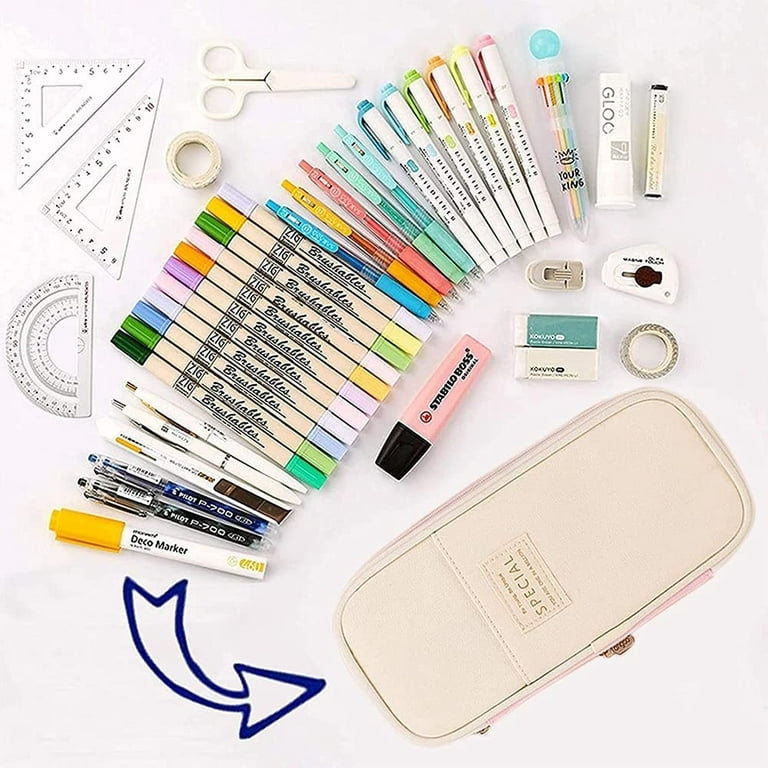 Learning Toys Pencil Cases Material Escolar Aesthetic Stationery Cosmetic  Case For Brushes Multifunctional Pencil Bag For High School Office R230822  From 8,37 €
