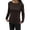 a-32Khaki7, variant on Womens Contrast Trim Round Neck Long Sleeve Slim Fit Knit TShirt For Daily Wear Layering Casual Everyday Outings Beige XL