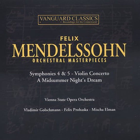 F. Mendelssohn - Orchestral Masterpieces - Music & Performance - CD