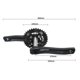 thumbnail image 4 of Juego de Bielas de Bicicleta de Montaña de Aleación de Aluminio Rueda de a de Bicicleta 22T 36T Rueda de a de , Conduce La 170 mm Baoblaze bielas de bicicleta, 4 of 8