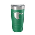 thumbnail image 1 of Lake June in Winter Map Tumbler Travel Mug Insulated Laser Engraved Coffee Cup Florida 20 oz Green, 1 of 1