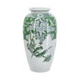 thumbnail image 3 of A&B Home Green and White Botanical Bird Porcelain Vase 7.5" x 7.5" x 14.6", 3 of 3